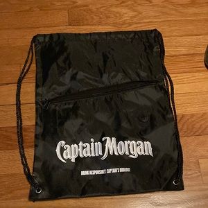 Captain Morgan drawstring backpack new never used